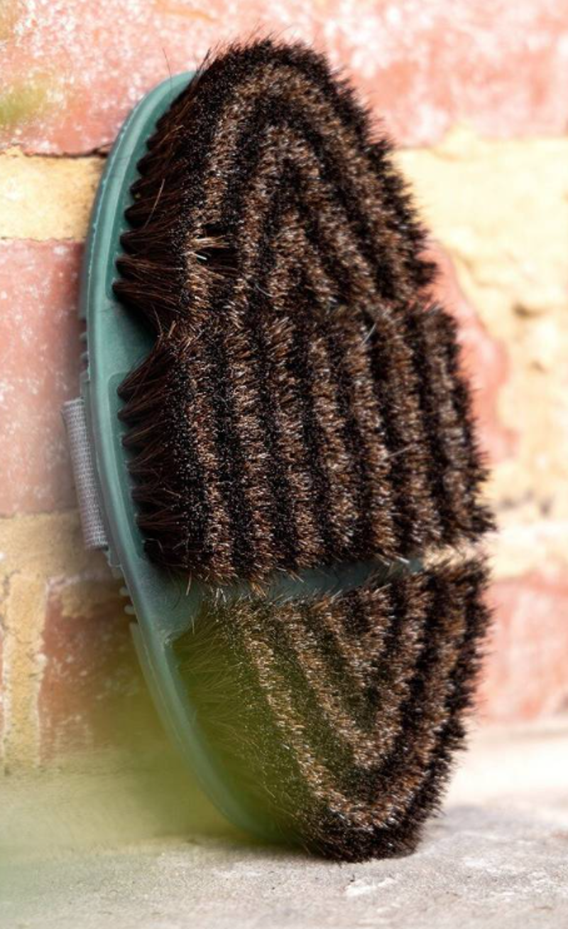 LeMieux Flexi Horse Hair Brush Spruce-1